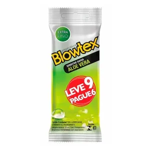 Preservativo Blowtex Super Sensitive Aloe Vera 9 Unidades
