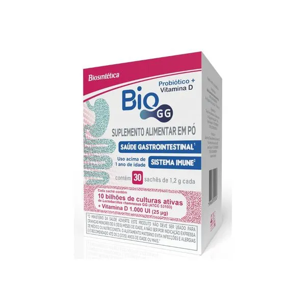 Bio GG 10BI + 1000UI Pó para Solução Oral 30 Sachês 1,2g