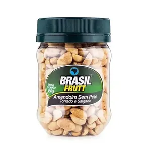 Amendoim Sem Pele Torrado e Salgado Brasil Frutt 160g