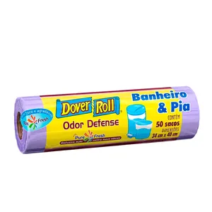 Saco para Lixo Lemon Fresh Dover Roll – 10L (50 Unidades)