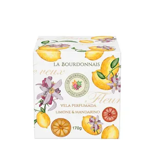 Vela Perfumada Limone Mandarino La Bourdonnais - 170g