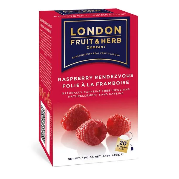 Chá de Framboesa London Fruit & Herb 20 Sachês