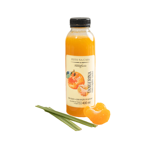 Suco Natural de Tangerina e Capim Santo Casa Santa Luzia - 400ml