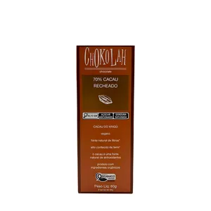 Chocolate Orgânico 70% Recheado Chokolah – 80g
