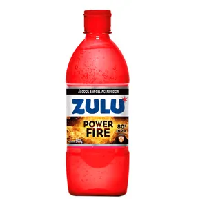 Álcool Gel Acendedor Zulu Power Fire 500ml