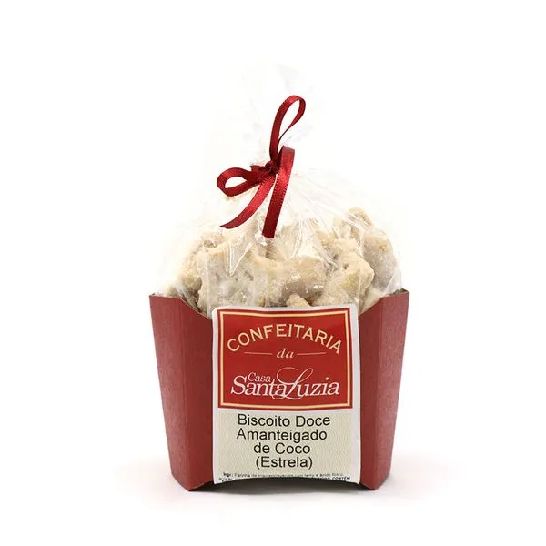 Biscoito Doce Amanteigado de Coco Casa Santa Luzia 150g