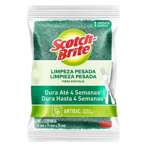Esponja Multiuso Limpeza Pesada Scotch-Brite 1un.