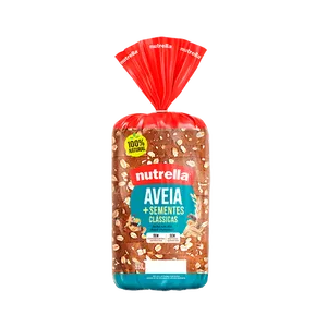 Pão de Forma Aveia e Sementes Clássicas Nutrella - 350g