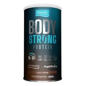 Suplemento Proteico Equaliv Body Strong Sabor Cacau 550g Pó