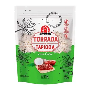 Torrada de Tapioca com Coco Sem Glúten Okoshi 75g