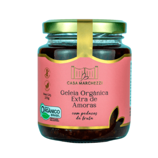 Geleia de Amoras Orgânica Casa Marchezzi – 255g