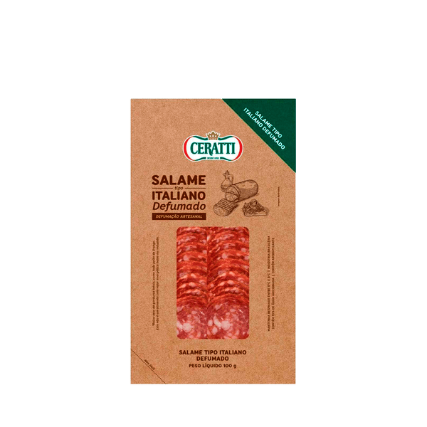 Salame Tipo Italiano Defumado Fatiado Ceratti – 100g
