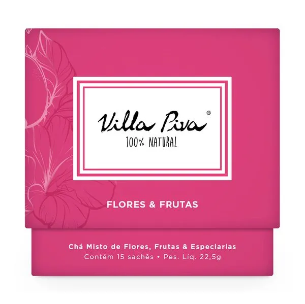 Chá Misto Flores e Frutas Villa Piva 22,5g