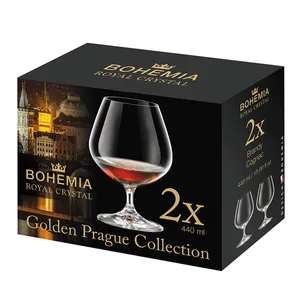 Taça de Cristal para Conhaque Bohemia - 2 peças