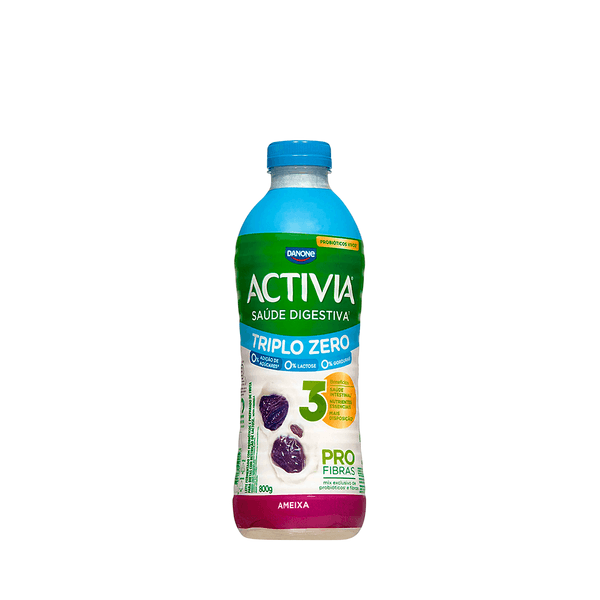 Leite Fermentado Activia Ameixa Sem Lactose Danone - 800g