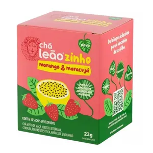 Chá Leãozinho Morango e Maracujá 23g