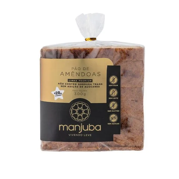 Pão de Amêndoas Sem Glúten Manjuba 300g