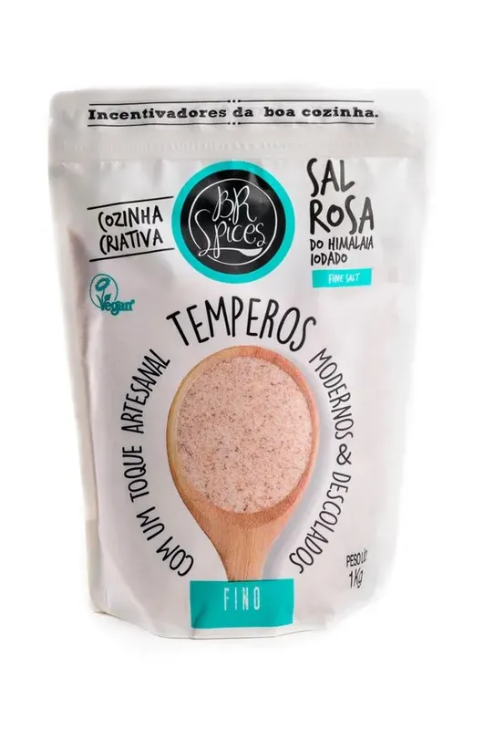 Sal Rosa Himalaia Moído BR Spices 1kg