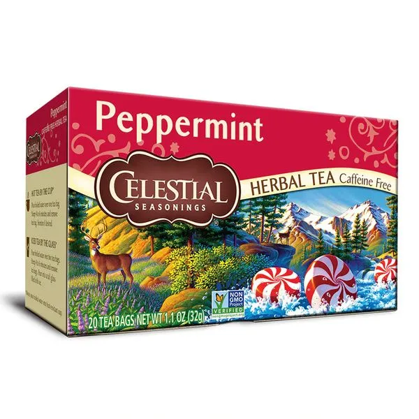 Chá Hortelã-pimenta Celestial Seasonings 20 Sachês – 25g