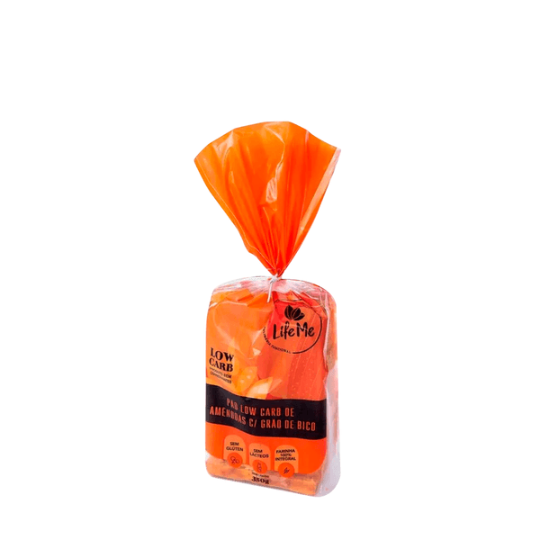 Pão Low Carb Amêndoas com Grão de Bico Life Me – 350g