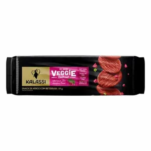 Snack Rice Cracker Veggie Beterraba Kalassi 84g