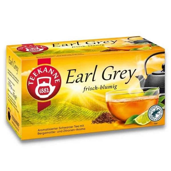 Chá Earl Grey Origins Teekanne Frish Blumig 35g