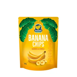 Chips de Banana com Açúcar e Canela Magario - 50g