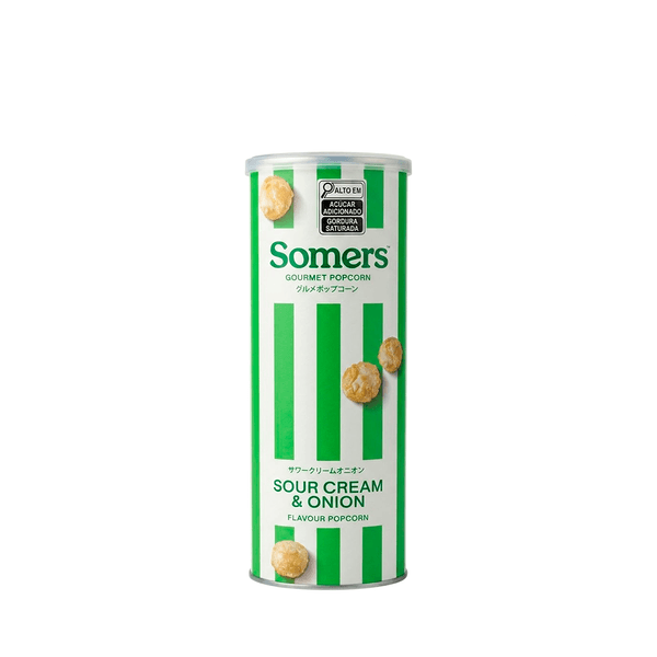 Pipoca com Cobertura de Creme Azedo e Cebolinha Somers - 70g