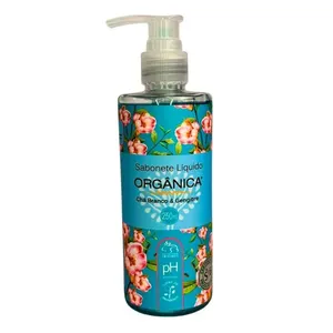 Sabonete Líquido Orgânica Puro Vegetal Chá Branco e Gengibre 250ml