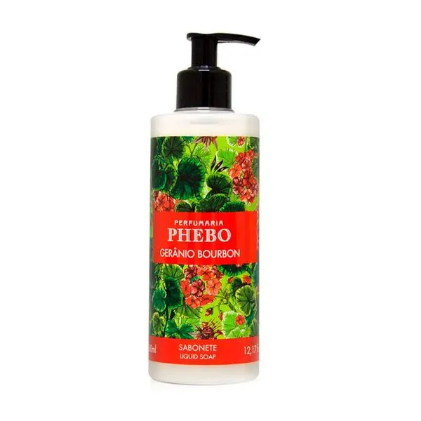 Sabonete Líquido Phebo Origens Gerânio Bourbon 360ml