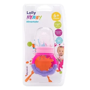 Alimentador Pirulito Silicone Rosa 6+ 7360-01 ALIMENTADOR LOLLY 6+ 7360-01 SILICONE RO