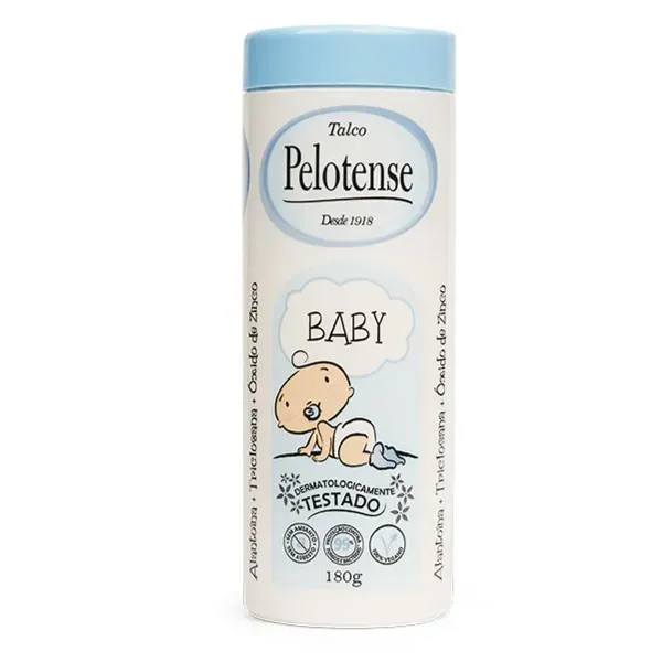 Talco Infantil Pelotense Baby Azul Frasco 180g