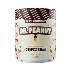 Pasta de Amendoim Dr. Peanut Sabor Cookies & Cream 600g