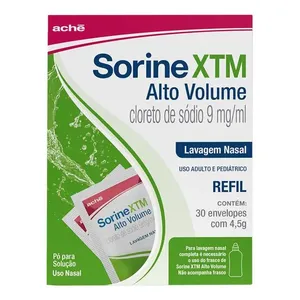 Descongestionante Nasal Sorine XTM 30 Envelopes 4,5g Pó para Solução Refil