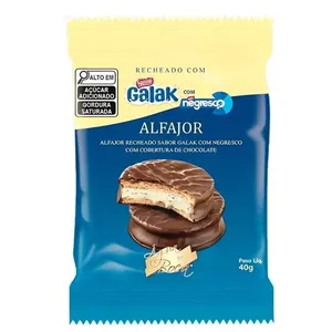 Alfajor Água Na Boca Crocante Galak e Negresco 40g Alfajor Agua Na Boca Crocante Galak E Negresco 40G