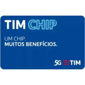 Chip Tim Triplo Corte 5G Pré-Pago Nacional