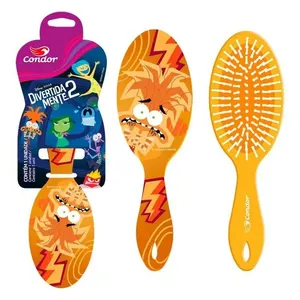 Escova de Cabelo Condor Oval Divertidamente 6894 ESC CAB CONDOR 6894 OVAL DIVERTIDAMENTE