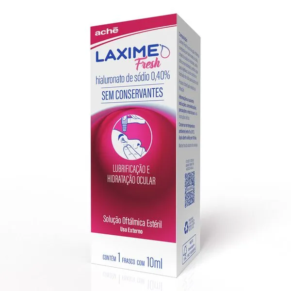 Lubrificante Oftalmico Laxime Fresh 0,40% 10ml Solução Gotejador