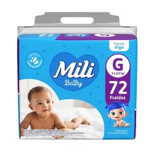 Fralda Mili Baby Giga G 72 Unidades FR MILI BABY GIGA G 72UN