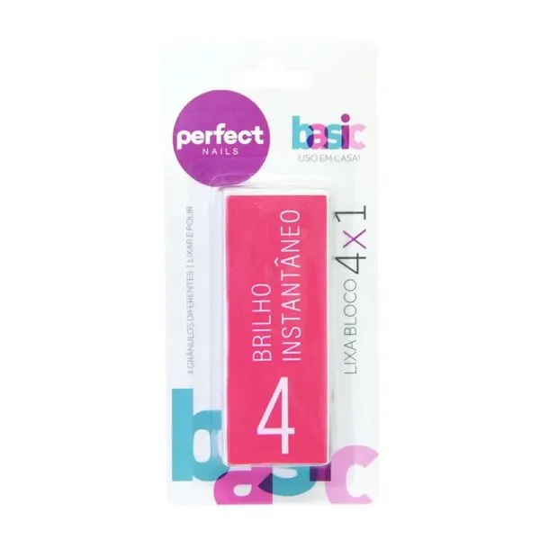 Lixa De Unha Bloco 4X1 Perfect Nails LIXA UNHA BLOCO 4X1