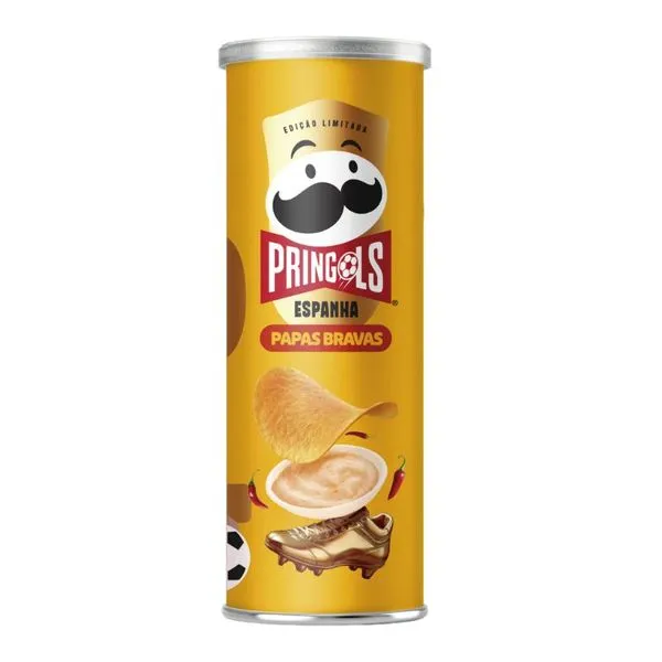 Salgadinho Pringles Papas Bravas Espanha 100g SALGADINHO PRINGLES PAPAS BRAVAS 100G