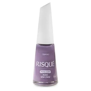Esmalte Risqué Nova Cor! Roxo Sem Crise Cremoso 8ml