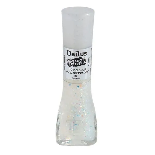 Esmalte Dailus Glitter Tô na Seca Mas Passo Bem 8ml ESM DAILUS PREMIUM BABADO E GLITERIA TO