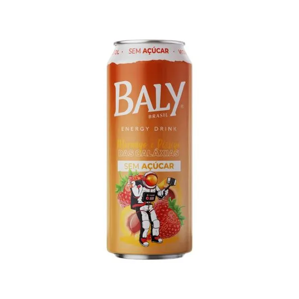 Energético Baly Morango E Pêssego Sem Açúcar 473ml ENERGETICO BALY MORANGO E PESSEGO S/ACUC