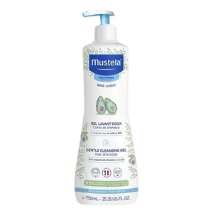 Gel de Banho Mustela Bebê Suave Corpo e Cabelo 750ml MUSTELA GEL LAVANTE 750ML