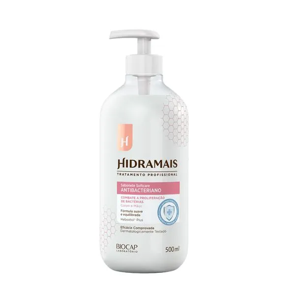 Sabonete Líquido Hidramais 500ml Antibac Softcare SAB LIQ HIDRAMAIS 50