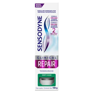Creme Dental Deep Clean Sensodyne Clinical Repair -100g