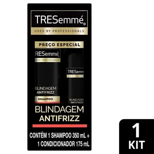 Kit Shampoo Tresemmé Blindagem Antifrizz 350ml + Condicionador Blindagem Antifrizz 175ml