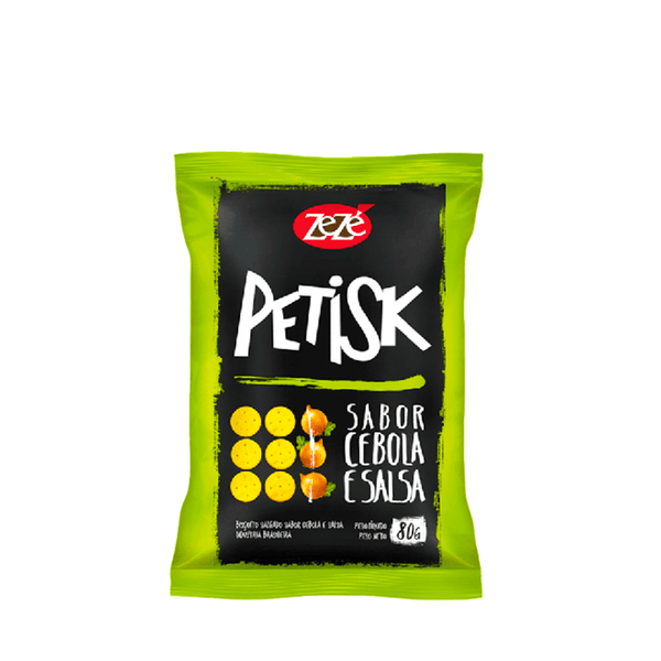 Biscoito Petisk Cebola e Salsa Zezé - 80g