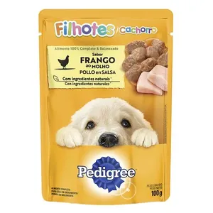 Pedigree Sachê Filhote Sabor Frango ao Molho 100g